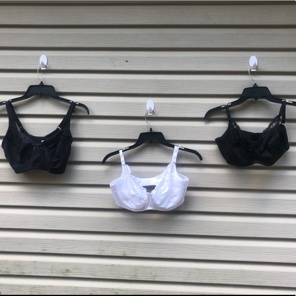 3 NEW 36D bras from Kmart,padded underwire and not